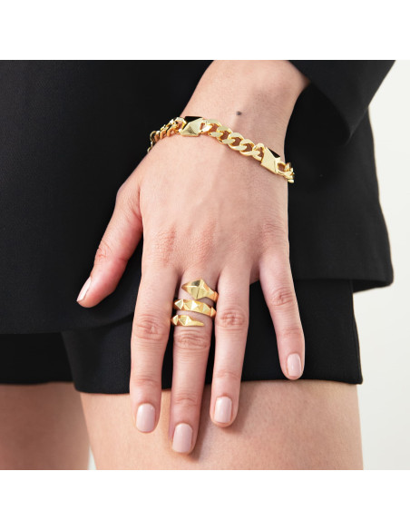 Anello a tre giri Piramidi