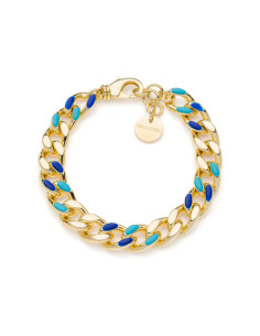 Bracciale groumette smalto blu