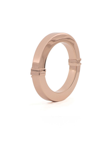 Bracciale in bronzo dorato rosa