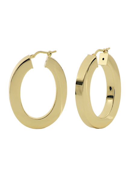 Orecchini in bronzo dorato