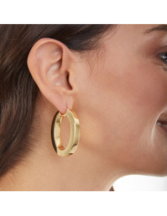 Orecchini in bronzo dorato 2