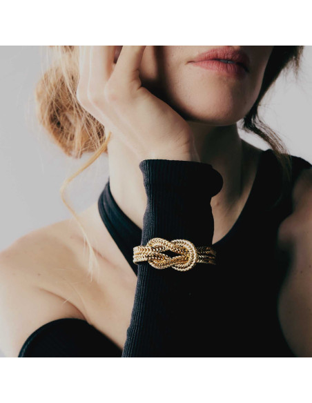 Bracciale coda di volpe e nodo