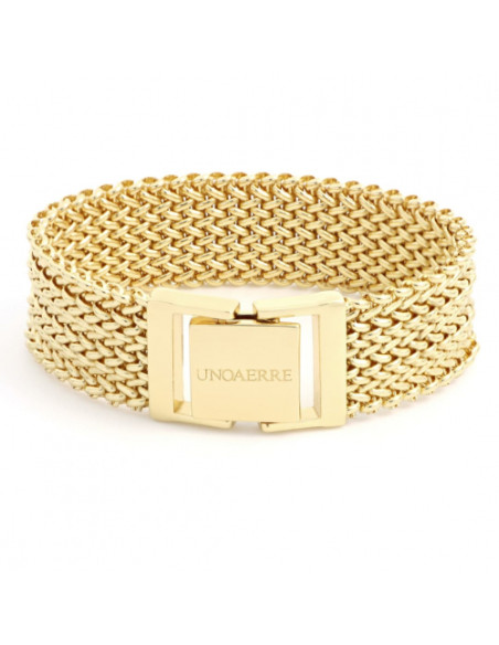 Bracciale in bronzo dorato