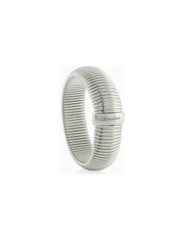 Bracciale in bronzo argentato Tubogas