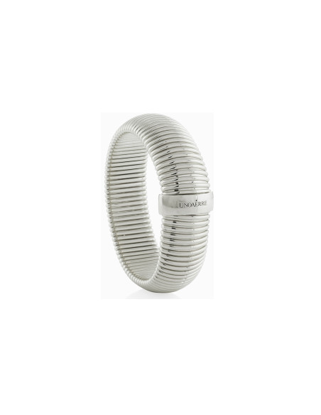 Bracciale in bronzo argentato Tubogas