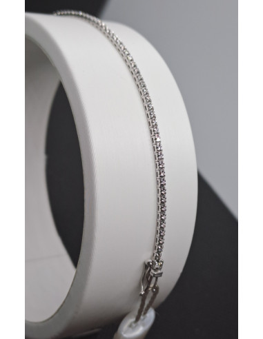 Tennis in oro bianco 750 e diamanti