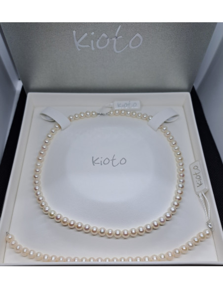 Collana donna di perle e bracciale