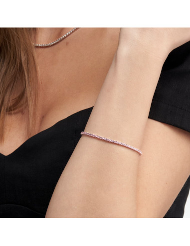 Bracciale tennis in argento